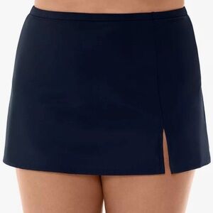 Swim Solutions Swim Skirt Black NWT 24W